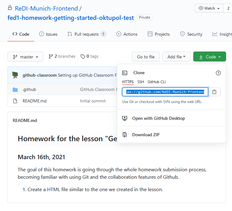 Cloning the repository
