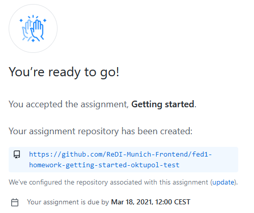 Navigating to repository